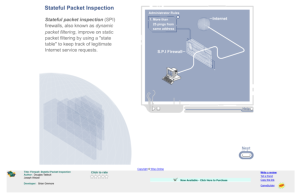 Screenshot for Firewall: Stateful Packet Inspector