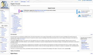 Screenshot for Digital Circuits Open Source Textbook