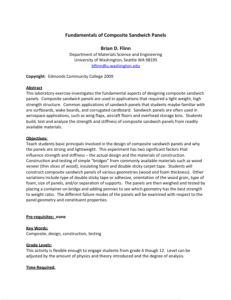 Screenshot for Fundamentals of Composite Sandwich Panels