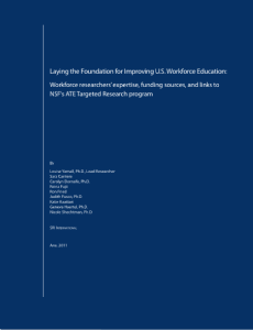 Screenshot for Laying the Foundation for Improving U.S. Workforce Education