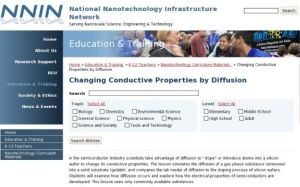 Screenshot for Changing Conductive Properties by Diffusion