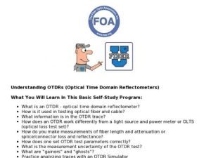 Screenshot for Understanding OTDRs Course