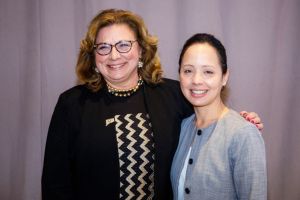 In ATE Impacts 2018-2019 Hilda Arguelles (right), a senior structures discipline manager in Pratt &Whitney’s Global Services Engineering, describes how Karen Wosczyna-Birch’s first ATE grant 20 years ago influenced her career. Wosczyna-Birch (left) is principal investigator of the Regional Center for Next Generation Manufacturing.