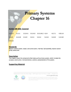 Screenshot for RCNET ACAD 08-006 Crosswalk: 5.1.2 Maintenance Personnel - Plant Systems and Components Knowledge