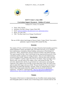 Screenshot for Introduction to Qualitative & Quantitative Land Cover Change