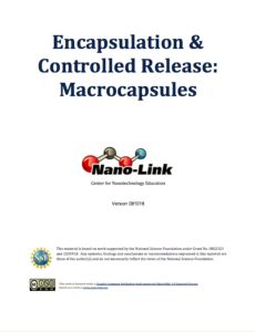 Screenshot for Encapsulation & Controlled Release Module