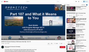 Screenshot for DRONETECH Educator Workshop: STEM Drones Take Flight - Part 107