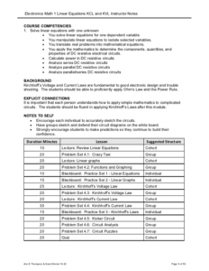 Screenshot for Linear Equations KCL and KVL