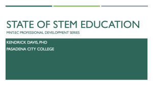 Screenshot for State of STEM Education