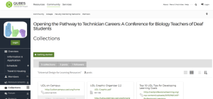 Screenshot for Opening the Pathway to Technician Careers: Universal Design for Learning Resources
