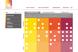 Screenshot for Solar Career Map
