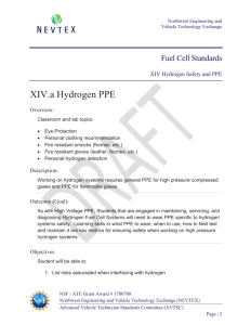 Screenshot for Fuel Cell Standards: Hydrogen Safety and Personal Protection Equipment