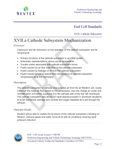 Screenshot for Fuel Cell Standards: Fuel Cell Cathode Subsystems