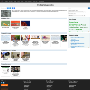 Screenshot for Biotech Careers: Medical Diagnostics