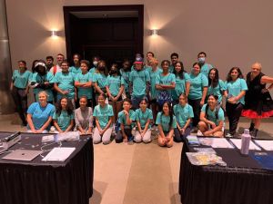 Teens recruited by Marnita’s Table meet with NCAT staffers before Experience STEAM. (Pine Peak Media) 