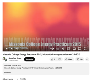 Screenshot for Micro-Hydro Magneto Demo