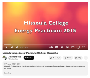 Screenshot for Solar Thermal Air Collectors