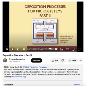 Screenshot for Deposition Overview - Part II