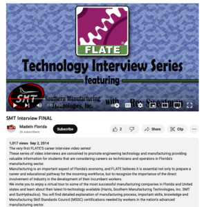 Screenshot for FLATE Technology Interview Series: Southern Manufacturing Technologies, Inc.