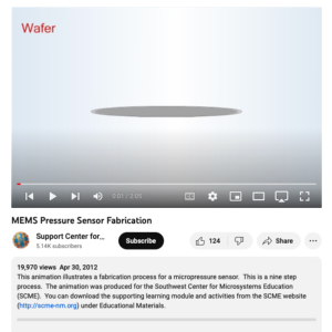 Screenshot for MEMS Pressure Sensor Fabrication