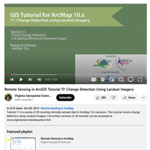 Screenshot for Change Detection Using Landsat Imagery (17 of 20)