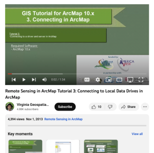 Screenshot for Connecting to Local Data Drives in ArcMap (3 of 20)