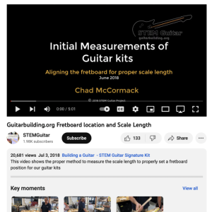 Screenshot for Fretboard Location and Scale Length