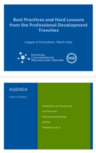 Screenshot for Best Practices and Hard Lessons from the Professional Development Trenches