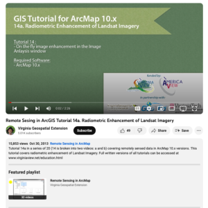 Screenshot for Radiometric Enhancement of Landsat Imagery (14A of 20)