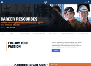 Screenshot for Careers in Welding