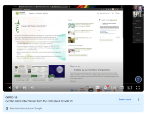 Screenshot for Software Demos: Nextstrain.org, SabDab, QUBES