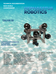 Screenshot for Hephaestus Robotics: Technical Report