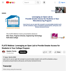 Screenshot for Leveraging an Open Lab to Provide Greater Access for Students in Your College Program