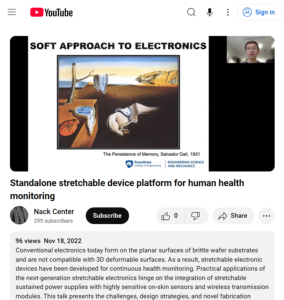 Screenshot for Standalone Stretchable Device Platform for Human Health Monitoring