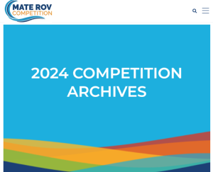 Screenshot for MATE ROV Competition: 2024 Competition Archives