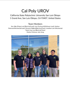 Screenshot for Cal Poly UROV: Technical Report