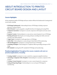 Screenshot for Introduction to Printed Circuit Board Design and Layout Using Ki-CAD