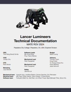 Screenshot for Lancer Lumineers: Technical Report