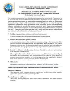 Screenshot for Four-Part Framework for Needed Math Project Scenarios