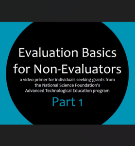 Screenshot for Evaluation Basics for Non-Evaluators: What is evaluation? (1 of 6)