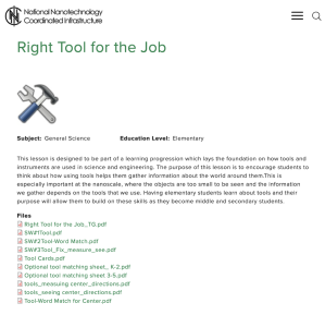 Screenshot for Right Tool for the Job