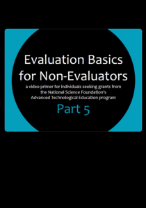 Screenshot for Evaluation Basics for Non-Evaluators: Where does it go in a proposal? (5 of 6)