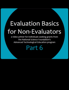 Screenshot for Evaluation Basics for Non-Evaluators: What will happen? (6 of 6)