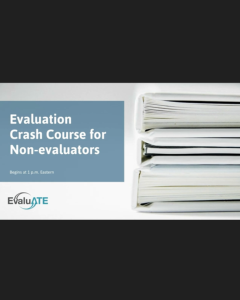 Screenshot for Evaluation Crash Course for Non-evaluators