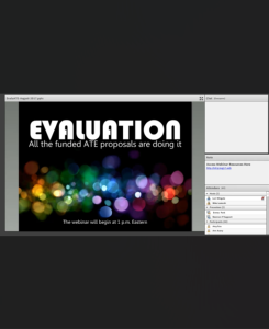 Screenshot for Evaluation: All the Funded ATE Proposals Are Doing It