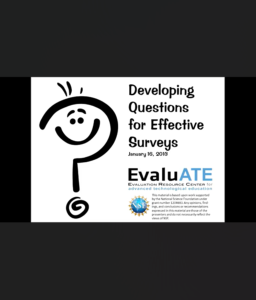 Screenshot for Developing Questions for Effective Surveys