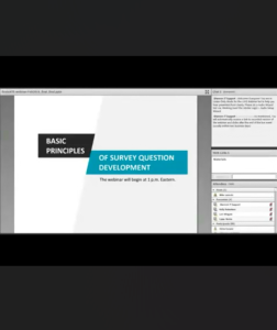 Screenshot for Basic Principles of Survey Question Development