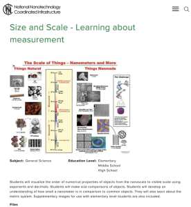 Screenshot for Size and Scale - Learning About Measurement