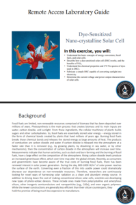 Screenshot for Dye-Sensitized Nanocrystalline Solar Cell