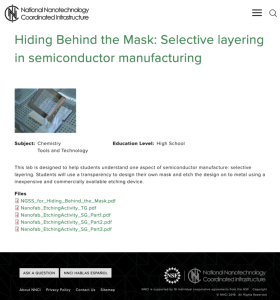 Screenshot for Hiding Behind the Mask: Selective Layering in Semiconductor Manufacturing